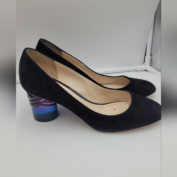 Nicholas Kirkwood ‘Zaha’ Suede Resin heels 36 1/2  made in Italy - Picture 8 of 12